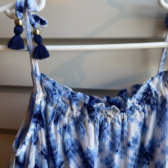 Tommy Bahama blue tie dye dress 5T - Picture 2 of 4